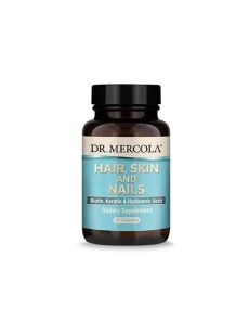 HAIR, SKIN AND NAILS (włosy, skóra, paznokcie) DR. MERCOLA® (30 kapsułek)