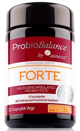 ProbioBALANCE, Probiotyk FORTE 60 mld. x 30 vege caps Aliness