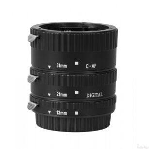 Pierścienie pośrednie 13mm 21mm 31mm do aparatów z bagnetem Canon EF wersja ECONOMY