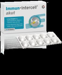 Immun-Intercell, witamina C, cynk, selen, witamina D, 10 szczepów bakterii - 20 kapsułek