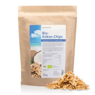 Bio chipsy kokosowe 150 g - prażone na cukrze kokosowym