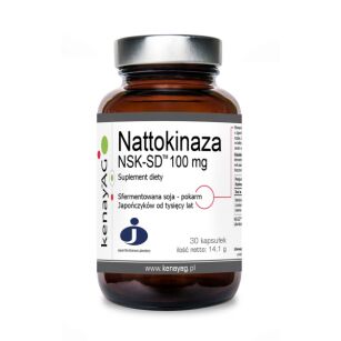 Nattokinaza 100 mg NSK-SD™ (30 - 300 kapsułek)