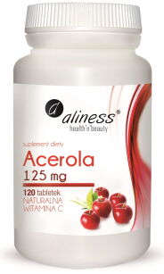 Acerola 125mg x 120 tab. Naturalna Vitamina C