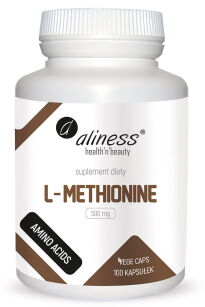 L-Methionine 500 mg x 100 Vege caps  Aliness