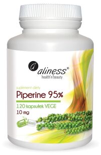 Piperine 95% 10 mg x 120 kapsułek    -  Aliness