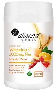 Witamina C 1000 Buforowana Plus Proszek 250 g (z miarką)  - Aliness