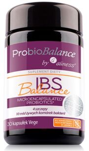 ProbioBALANCE, Probiotyk IBS Balance 10 mld. x 30 vege caps.  Aliness
