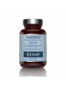 ResQNAD® Resveratrol & Quercetin & NAD+ (resweratrol, kwercetyna, NAD) (60 kapsułek)