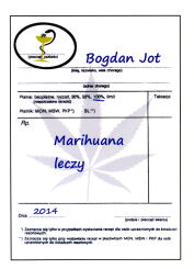 Marihuana leczy – Bogdan Jot
