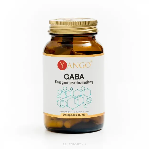 GABA - kwas gamma-aminomasłowy - 90 kaps Yango