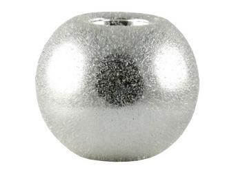 Świecznik szklany na t-light NIVALE śr. 10 cm