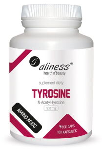 N-Acetyl-Tyrosine 500 mg x 100 Vege caps -  Aliness