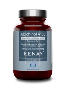 Limitowany Produkt PREMIUM Ubichinol V100 aktywna forma Koenzymu Q10 (120 kapsułek)