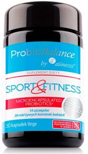 ProbioBALANCE, Probiotyk Sport & Fitness Balance 30 mld. x 30 vege caps.  Aliness