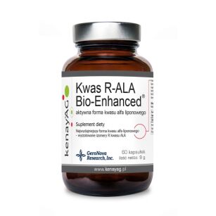 Kwas R-ALA Bio-Enhanced® aktywna forma kwasu liponowego (60 kapsułek)