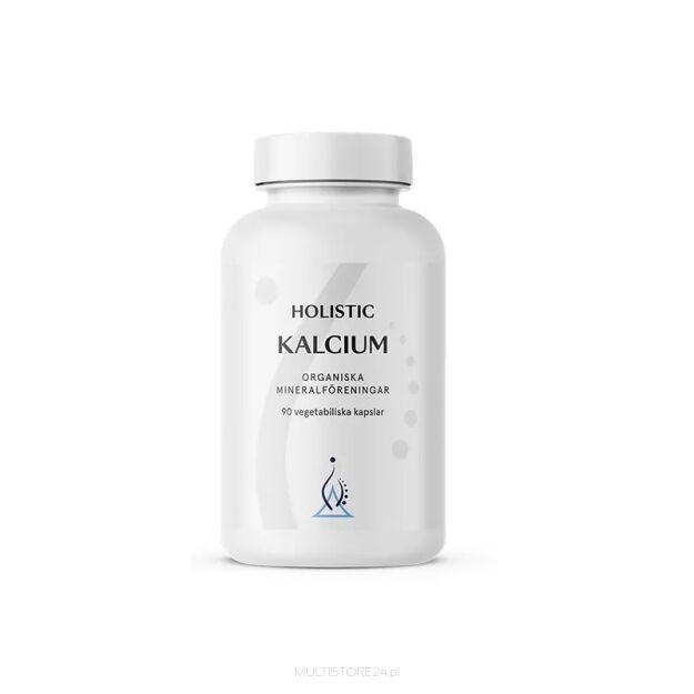 Holistic Kalcium organiczne łatwo przyswajalne związki wapnia - 90 tabl
