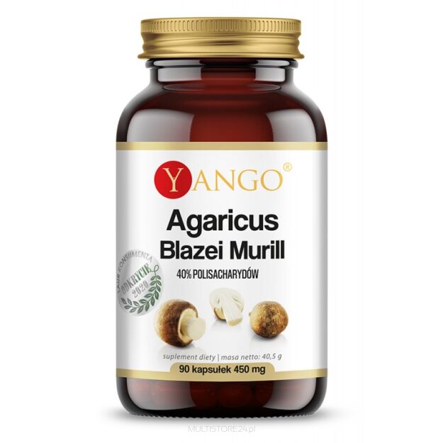Agaricus - ekstrakt 40% polisacharydów - 90 kapsułek