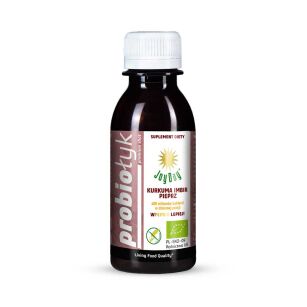 Napój probiotyczny Probiołyk – Kurkuma, Imbir, Pieprz 120 ml