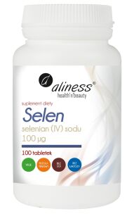 Selen selenian (IV) sodu 100µg x 100 tab. VEGE -  Aliness