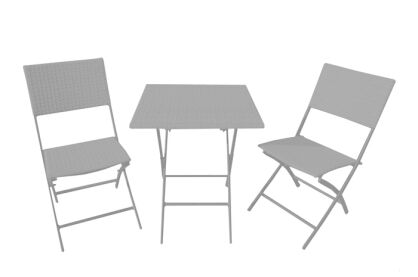 Zestaw mebli ogrodowych stół + 2 krzesła PETRA