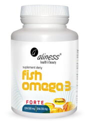 Fish Omega 3 FORTE 500/250mg x 90 kapsułek   Aliness