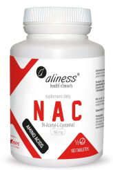 NAC N-Acetyl-L-Cysteine 190 mg (1/2 tab) x 100 tab  -  Aliness