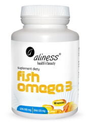 Fish Omega 3 180/120 mg x 90 kapsułek   Aliness
