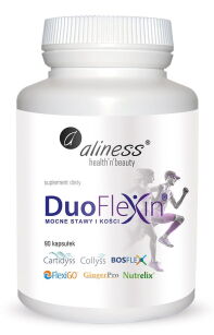 Duoflexin® 90 kapsułek, mocne stawy i kości 100% natural x 90 Vege caps    -  Aliness