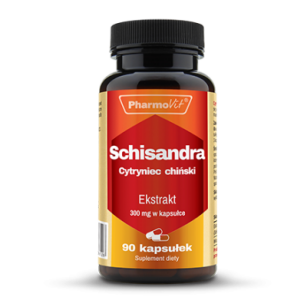Cytryniec chiński  Schisandra chinensis  4:1 200 mg 90