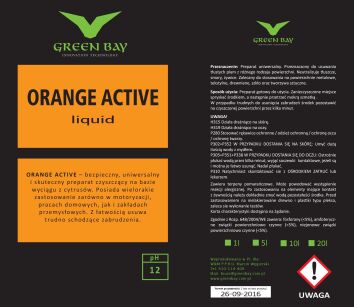 GREEN BAY ORANGE ACTIVE SPRAY - AKTYWNA PIANA SPRAY 400ML