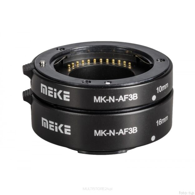 Pierścienie pośrednie Meike do Nikon 1 wersja econo