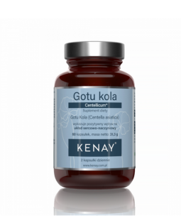 Gotu kola Centellicum® (60 kapsułek)  kenay premium