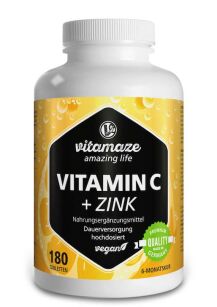 Witamina C 1000 mg plus cynk -180kapsułek Vitamaze 