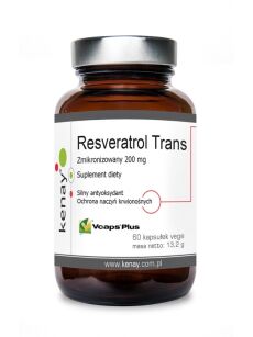 Resveratrol trans - zmikronizowany 200 mg (60 kapsułek)