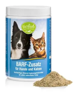 Dodatek do BARF dla psów i kotów 800 g - minerały, witaminy, spirulina