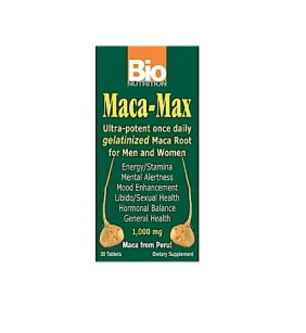 Maca Max-Żelatynizowana-30 tabl-Bio Nutrition