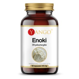 Enoki - 20% polisacharydów - 90 kaps