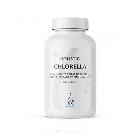 Holistic Chlorella Zielona alga Chlorella w tabletkach 250 tabl