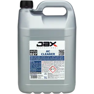 JAX PROFESSIONAL 027 Auto 5L - AC CLEANER – PŁYN DO ODGRZYBIANIA I DEZYNFEKCJI UKŁADÓW KLIMATYZACYJNYCH