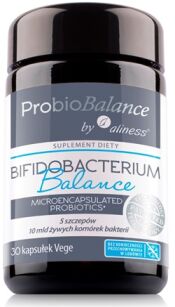 ProbioBALANCE, Probiotyk Bifidobacterium Balance 10 mld. x 30 vege caps Aliness