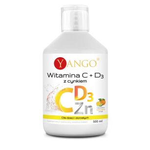 Witamina C + D3 z cynkiem - 500 ml Yango
