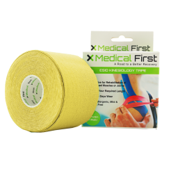 Medical First - taśma kinezjologiczna - tejp żółty 