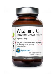Witamina C liposomalna LipoCellTech™ (60 kapsułek vege) - suplement diety