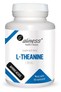 L-Theanine 200 mg x 100 Vege caps  Aliness