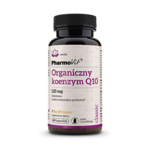 Organiczny koenzym Q10 120 mg 60 kaps  Pharmovit