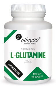 L-Glutamine 500 mg x 100 Vege caps -  Aliness