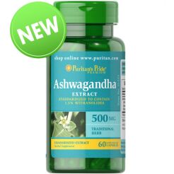 Ashwagandha Ekstrakt 500 mg / 60 kaps