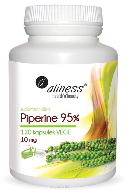 Piperine 95% 10 mg x 120 kapsułek    -  Aliness