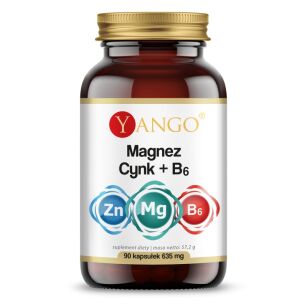YANGO Magnez + Cynk + B6 - 90 kapsułek
