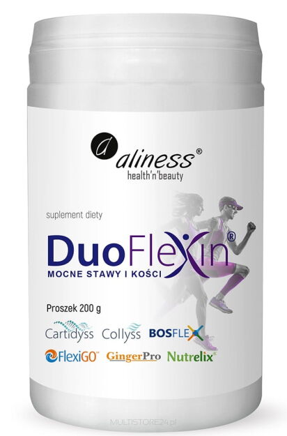 Duoflexin® 200 g, mocne stawy i kości 100% natural x 200 g proszek   -  Aliness